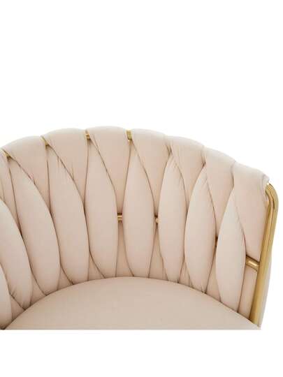 Fluwelen Seats Heavy Metal Frame, 180 Degree Swivel Function, Back, Zachte Luxurious Flexible Between Living Room, Budol Creative Workspace (Set Of 2) view 9