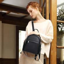 Lexiyat Small Backpack Purse For Women Leather Mini Convertible Designer Backpack Travel Shoulder Fashion Bag