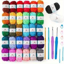 43/70-Piece Complete Crochet Kit For Beginners - 52 Colors Acrylic Yarn Skeins, 4 Crochet Hooks & 2 Knitting Needles With Needle Labels | All-In-One DIY Knitting Supplies For Adults & Craft Lovers - Color - View 12