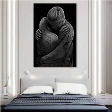 Arte de pared en lienzo de rosa vintage, pintura de flor de rosa retro en blanco y negro, impresión de imagen, arte floral rústico moderno, póster de decoración de pared para sala de estar, dormitorio, baño, casa de campo X cuadros decorativos para sala, póster, con marco, pósters, cuadros para la pared, marcos para cuadros, cuadro, Virgen de Guadalupe, salas - transparente - Ver 5