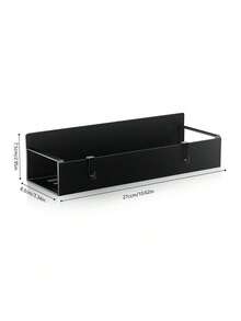 1/2 Pcs Magnetic Spice Rack Organizer, Suitable For Refrigerator And Oven, Black Fridge Storage Rack - Multicolor - View 12