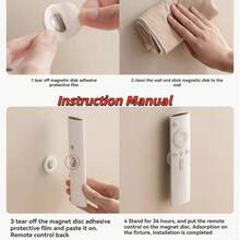 2/4/6/10pcs Magnetic Remote Control Holder - Remote Organizer. Hole-Free Installation, Silicone Remote Control Holder Wall Mount