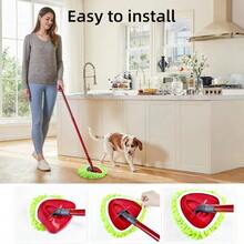 Spin Mop Heads Replacements Compatible With Ocedar Easywring 1 System 6 Pack Microfiber Chenille Mops Pad Refill O Cedar Floor Clean, Washable DryWet Use Dust Mops - 綠色 - 查看 9
