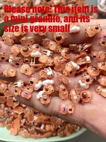 300pcs-Mini Capybara Decor For Dollhouse Resin Tiny Capybaras For Crafts Micro Miniature Capybara For Fairy Garden Dollhouse Micro Landscaping Decoration,Children's Art Merchandise Back To School, School Things School Supplies