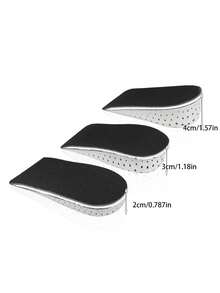 Invisible Height Increase Insoles, Men Women Shoes Insole EVA Memory Foam Heel Lifting Taller Cushion Heighten Shoe Pad - Multicolor - View 7