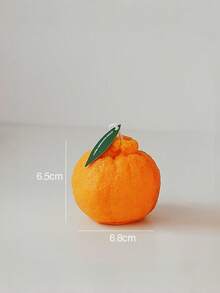 This Beautiful, Handmade Orange-Shaped Candle Measures 6.5 Cm (2.56 Inches) In Diameter. It's A Beautiful, Handmade Orange-Shaped Scented Candle. It's Perfect For Tabletop Decorations, Home Decor, And Birthday Candles. It's Perfect For Parties, Christmas, Valentine's Day, Halloween, And Other Holiday Decorations. It Also Makes A Great Gift For Lovers And Loved Ones. - Multicolor - View 8