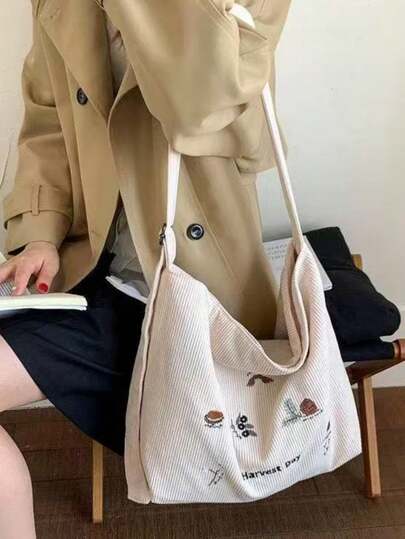 Una borsa elegante, minimalista e versatile, adatta per il pendolarismo, la vita urbana e il campus, con un tocco dolce