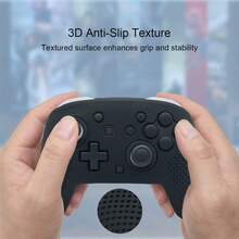 1pc 2 Pro Controller Grip Cover, 3D Anti-Slip Texture Design For Improved Grip And Handling - Multicolor - View 4