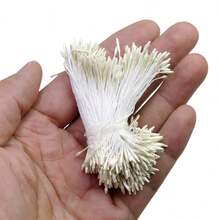 1mm 360pcs Handmade DIY Flower Craft Materials, Flower Center Accessories, Pearlescent Flower Bud, Fondant Flower Stamen, Mesh Flower