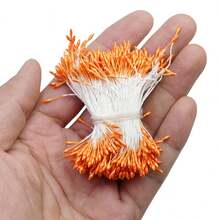 1mm 360pcs Handmade DIY Flower Craft Materials, Flower Center Accessories, Pearlescent Flower Bud, Fondant Flower Stamen, Mesh Flower