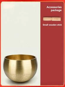 尼泊尔颂钵套装，包含颂钵、敲击棒、垫子和收纳袋。独特的尼泊尔锤纹雕刻设计。敲击并旋转可发出舒缓的声音，有助于放松身心、冥想、平静思绪、缓解失眠和焦虑。适合派对、聚会，也可作为乐器使用，是送给青少年的理想礼物。 - 彩色 - 查看 4