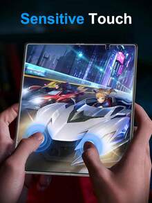 1 Pack Anti-Spy Private Flexible Inner Film [Non-Glass] Compatible With Samsung Galaxy Z Fold 7 6 5 4 3 2 5G, Full Coverage, Case Friendly, Bubble Free, Anti-Scratch, Self-Healing - Black - View 4