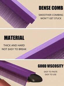 陶瓷直发梳，高温造型直板夹，带自粘式直发器配件，美发造型工具，返校季