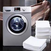 300pcs, Laundry Color- Sheets, Prevents Clothes From Bleeding, Adsorbs Colors Dropped During Washing, Stain Transfer Protection, Odorless, Suitable For Home And Commercial, Washers, Fine Fabrics, Red, Blue, Black Clothes Protect Back To School