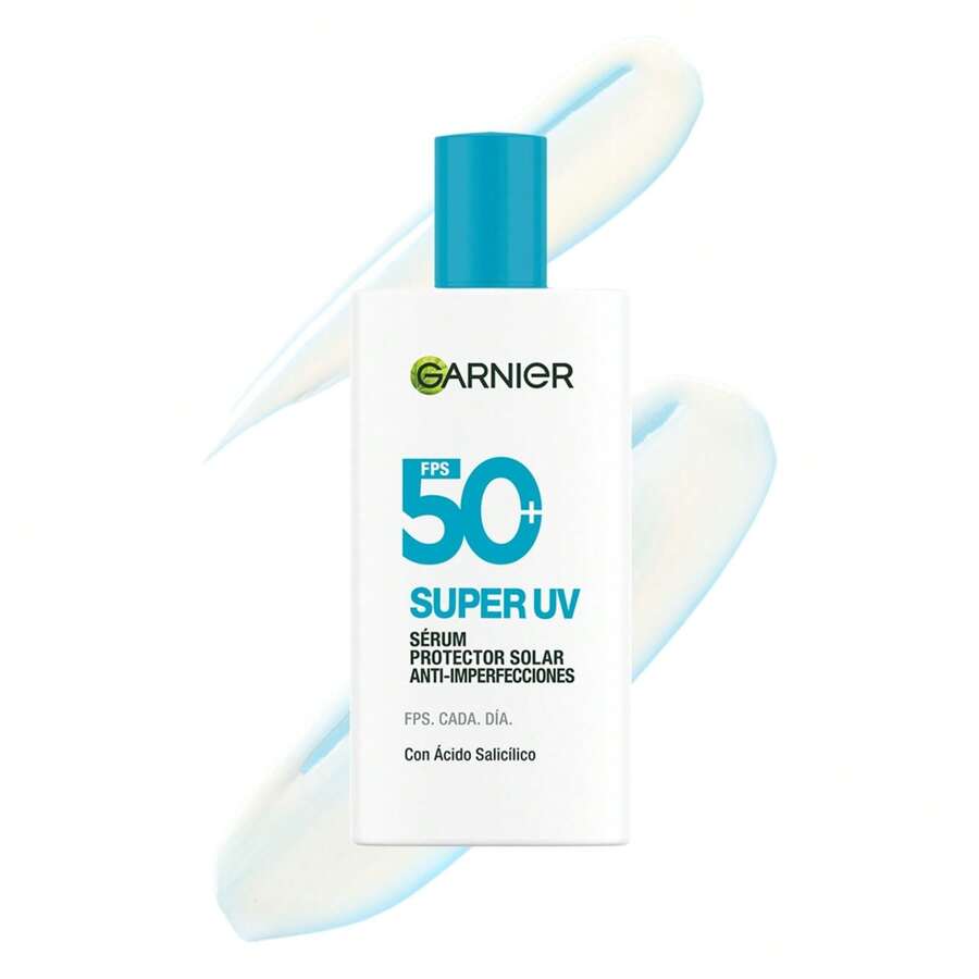 Fluido Solar Facial Antiolosidad con Vitamina y SPF 50 - Textura Invisible y Ligera, 40ml - Fluido - Ver 1