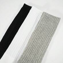 Calcetines de mujer de estilo europeo, cómodos, transpirables, clásicos, de altura hasta la rodilla, de ajuste ceñido casual hasta el tobillo