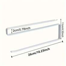 1 pieza Estante para almacenamiento de papel de gabinete blanco, un artículo de ocio diario