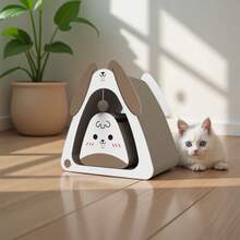 لوح خدش القطط من الورق المموج بشكل كاكتوس، متين، قابل للتسلق، وسادة خدش لعبة، محطة نشاط للحيوانات الأليفة، هدية للراحة واللعب، إكسسوار ديكوري للحيوانات الأليفة