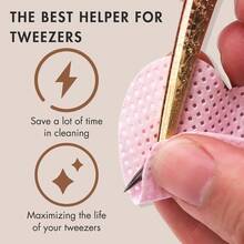 2 Bottle Tweezeer For Eyelah Extenion Tweezer Glue Remover Liquid For Lah Tool With 2 Ponball 2 Bottle Cleaner - Sữa rửa mặt 2BottlesCleanser - Xem 4