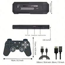 Retro Game Stick Game Console, X2 Pro 4K Output & Wireless Controller Plug And Play Portable Video Game Console With 35000+ Games / 42000+ Games, Arcade Gaming Console(64G/128G) - Nhiều màu - Xem 9