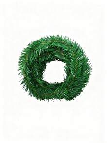 Guirlanda de flores natalinas de 5,5 metros (18 pés), guirlanda de flores artificiais, para decoração de festas de casamento e feriados, uso interno/externo, adequada para decoração de quartos, decoração de casa, decoração de aniversário, decoração de Natal, decoração de mesa de Natal, guirlanda de inverno para montar você mesmo.