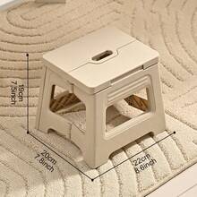 1 件超轻可折叠迷你脚凳 - 坚固且可调节，非常适合家庭、厨房、浴室、钓鱼和户外探险 - 防滑、易于存放、占地面积小 - 彩色 - 查看 16