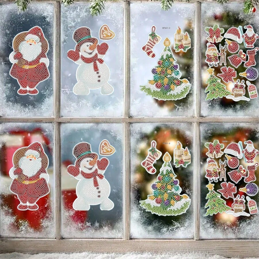 Diamond Art Kits For Adults Kids Easy To DIY Stickers Craft Holiday Home Refrigerator Door Decoration