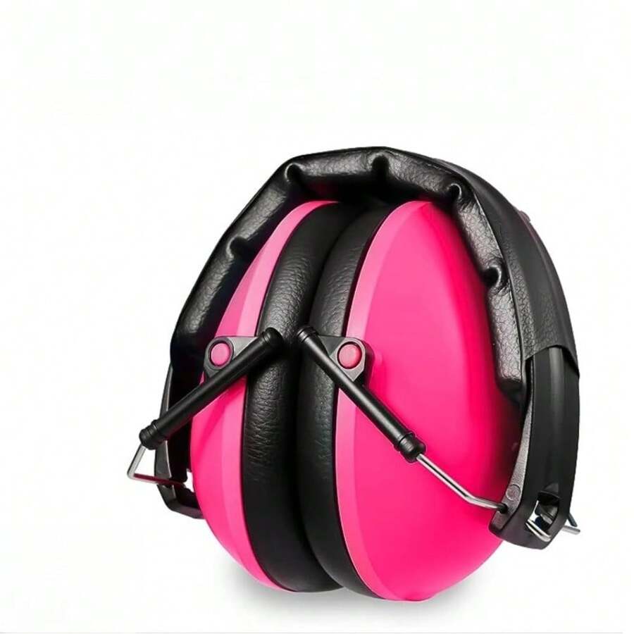 Kids Noise Reducing Earmuffs In Pink, Adjustable Headband With  Design, Hearing Protection For Children's Sleep And Study - Pink - View 1