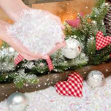 50 جرام/300 جرام/500 جرام ثلج اصطناعي للأعمال اليدوية، بودرة ثلج لامعة، ثلج متألق، كونفيتي ورقي ملون، ديكورات عيد الميلاد وثلوج بلاستيكية للعطلات، ديكور ثلج نمط ، ثلوج ناعمة لعيد الميلاد، حفلة رأس السنة، ديكور المنزل، أدوات المشهد الشتوي - متعدد الألوان - مشاهدة 9