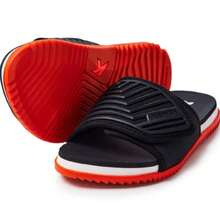 Kenner Men Flip Flops & Slides - Negro/Naranja - View 10