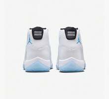 NIKE Men's Air Jordan 11 AJ11 Legend Blue White And Blue Retro High-Top Basketball Shoes CT8012-104
