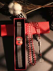 1件套念珠计数器套装 - 高端包装手链计数器，带计数器的念珠手链，计数器，电子手动按钮计数器，小巧便携戒指计数器 - 彩色 - 查看 15