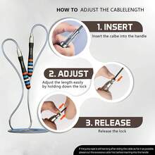 MOGOLD 360° 轴承跳绳 | 防滑手柄，长度可调 - 全天候