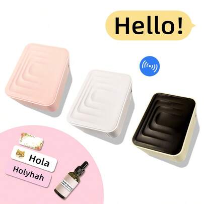 Marklife Máy in nhãn M1, máy in nhiệt, máy in nhãn mini cầm tay di động kết nối Bluetooth, cung cấp nhiều mẫu in phù hợp với điện thoại thông minh, dễ sử dụng, thích hợp cho văn phòng, gia đình và các tổ chức, sạc qua cổng USB. Bao gồm 1 cuộn giấy in.