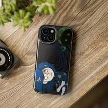Couple Matching Phone Case – Whimsical Cartoon Boy & Blue-Haired Girl Design, Dark Tunnel Aesthetic |     Fits  7–16 Series - Màu hỗn hợp 1 - Xem 4