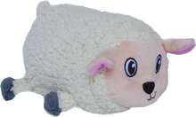 Outward Hound Fattiez Pig Plush Squeaky Dog Toy, Small - Cừu Trắng - Xem 6
