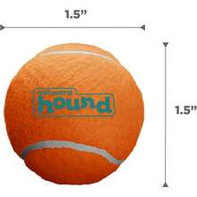 Outward Hound Squeaker Ballz 4-Pack Tennis Ball Dog Toys With Squeaker, Interactive Fetch Play For Pets Under 50 Lbs, Training Balls For Indoor & Outdoor Exercise, Medium, 2.5-Inch - Multi Squeaker Balls - 查看 6