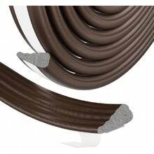 Weather Stripping Door Seal Strip For Door Frame,Window Insulation For Winter,Doors Soundproofing Gap Filler,Window Sealer Exterior Doors Weather Stripping,Foam Windows Draft Stopper(Brown,118''),24337050 - 巧克力棕 - 查看 1