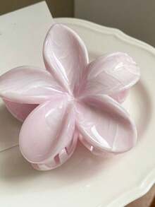 1/5pcs/Set Ladies Elegant Multi-Color Marble Acrylic Flower Hair Claws Suitable For Buns, Ponytails, Everyday Wear,Flower Claw Claw Clips Hair Clips Hair Jaw Clip Hair Clamps Hair Clutch Hair Claw Clip Elegant Hair Accessories