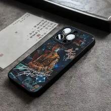 Custodia per telefono del cantante Jackson Wang compatibile con 15 Pro Max, 14 Pro Max, 12, 13 Mini, 11, XR, X, XS, 8, 7 Plus, in silicone, cover posteriore, compatibile anche con custodie per iPhone 17, 17 Pro, 17 Pro Max