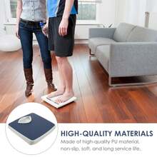 BáScula De Peso Corporal anáLoga Con Esfera Giratoria, Pu Antideslizante, Para BañO, DiseñO Compacto Y Funcional, Color Azul, 26x26x4cm - 1 - Ver 7