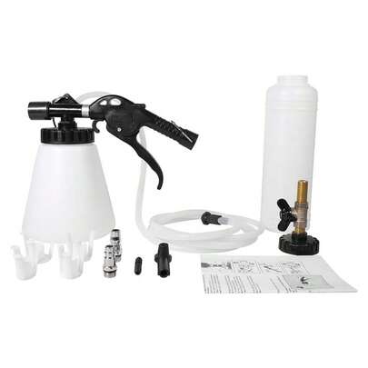 Druckluftgerät zum Entlüften von Bremsen, Entlüften von Druckluftbremsen Kit mit Nachfüllflasche