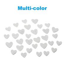 Foam Stickers, EVA Self Adhesive Glitters Foam Shape Sticker Craft Supplies For Scrapbook Card DIY Making Home Decor - 銀色心型款150Pcs - 查看 3