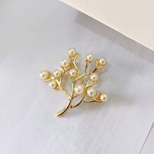 1pc Fashionable Hollow-Out Crystal Rhinestone Bee Insect Brooch, Suit/Dress Decoration Pin - Green - View 3
