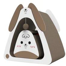 لوح خدش القطط من الورق المموج بشكل كاكتوس، متين، قابل للتسلق، وسادة خدش لعبة، محطة نشاط للحيوانات الأليفة، هدية للراحة واللعب، إكسسوار ديكوري للحيوانات الأليفة