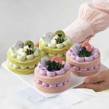 4 pouces Moule en silicone rond pour la cuisson, 1 pièce Grand moule à muffins en silicone antiadhésif, Moule de cuisson à 6 cavités pour sandwichs petit-déjeuner, hamburgers, œufs, whoopie pie