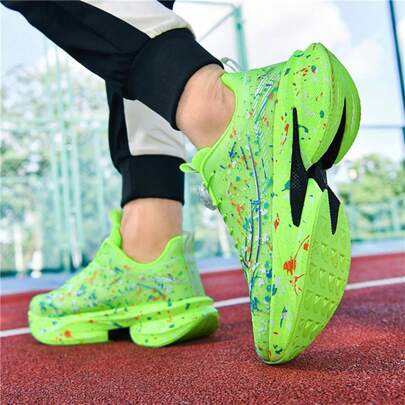 Lightweight Breathable Shock-Absorbing Running Shoes For Older Kids & Teenagers, Suitable For Marathon Sports