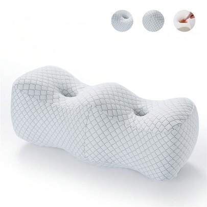 Memory Foam Leg Cushion Foot Pillow Leg Lift Vein Leg Cushion Bed Sleeping Knee Pillow Lift Varicose Vein Leg Cushion