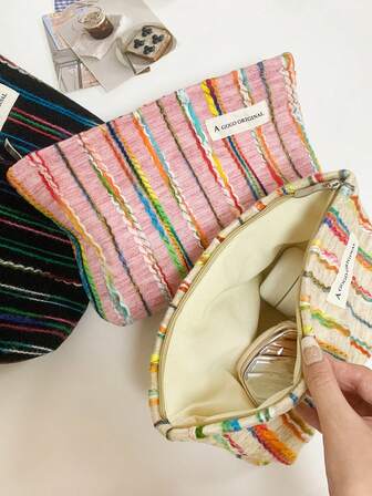 MEYOU FAIRY Makeup Bag, Portable Hand-Held Bag, Storage Bag, Toiletry Bag, Large Capacity Makeup Bag, Cosmetics Storage Tissue Storage, Essential Travel Bag, Storage Bag, Women's And Girls' Sanitary Napkin Storage Bag, Student Pencil Case, Inner Bag, Zip Cord Hand-Held Storage Bag, With Zipper,Makeup Pouch,Cosmetic Bag,Travel Essential,Large Capacity,Large Makeup Bag,Christmas Gifts,Pouch,Travel,Gifts For Women Travel Essential,Pouch,Clutch / Small Handbag, Makeup Organizer,Makeup Organize,Pouch,Brush Holder,Mini Pouch,Large Capacity Pouch,Gifts For Women,Christmas Gifts,Gift Ideas For Women