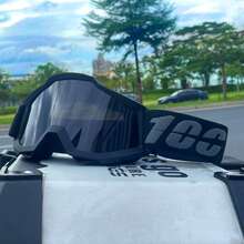 Kính bảo hộ xe máy unisex, chống gió và chống sương mù, kích thước phù hợp với mọi người, thích hợp cho xe địa hình, xe máy địa hình, trượt tuyết. - 100 - Xem 31